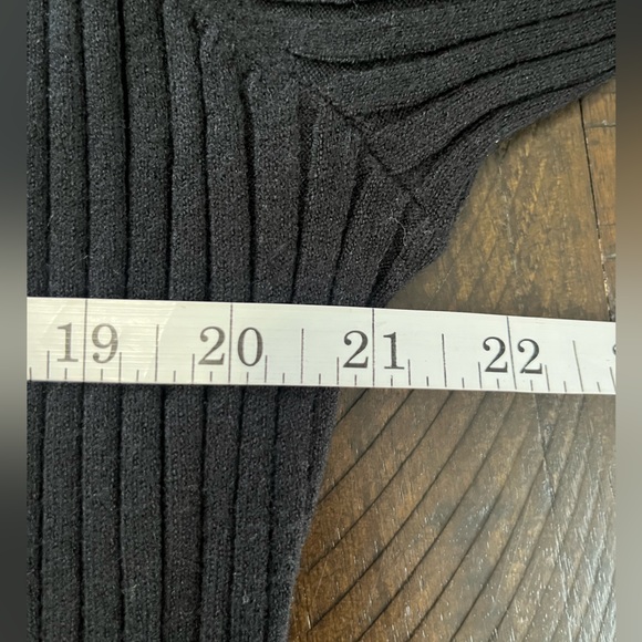 Ava & Viv Black Ribbed Cardigan NWT 2X - Picture 6 of 8